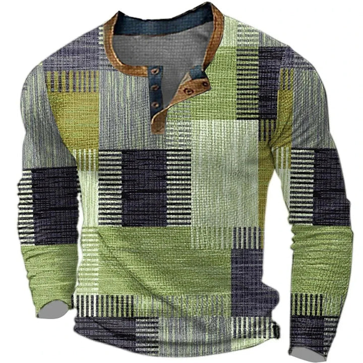 Ignazio – Henley-Hemd Im Farbblock-Patchwork-Stil