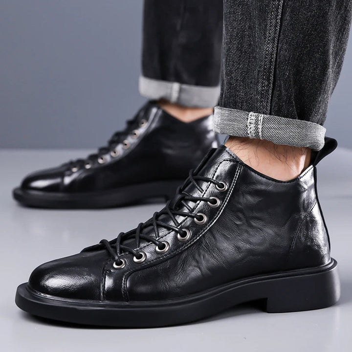 Ailton - Leder Schnürstiefel