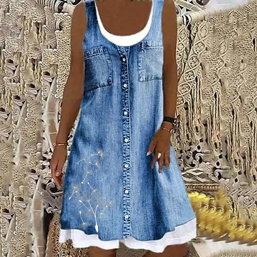 Natasza – Weiches Und Elegantes Jeanskleid