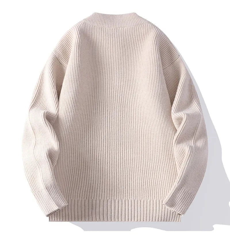 Jorje - Ribbed Knit Zip-Up Cardigan