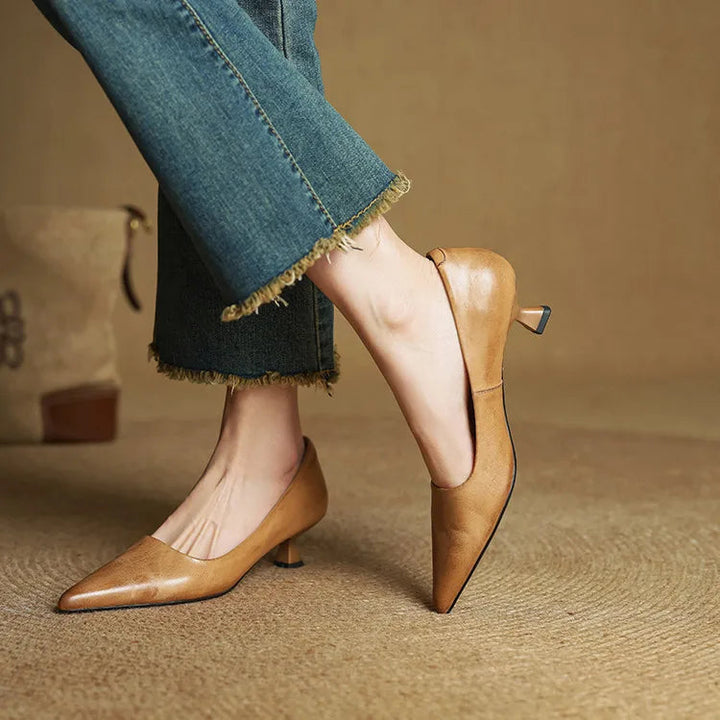 Samra – Pumps Aus Echtem Leder