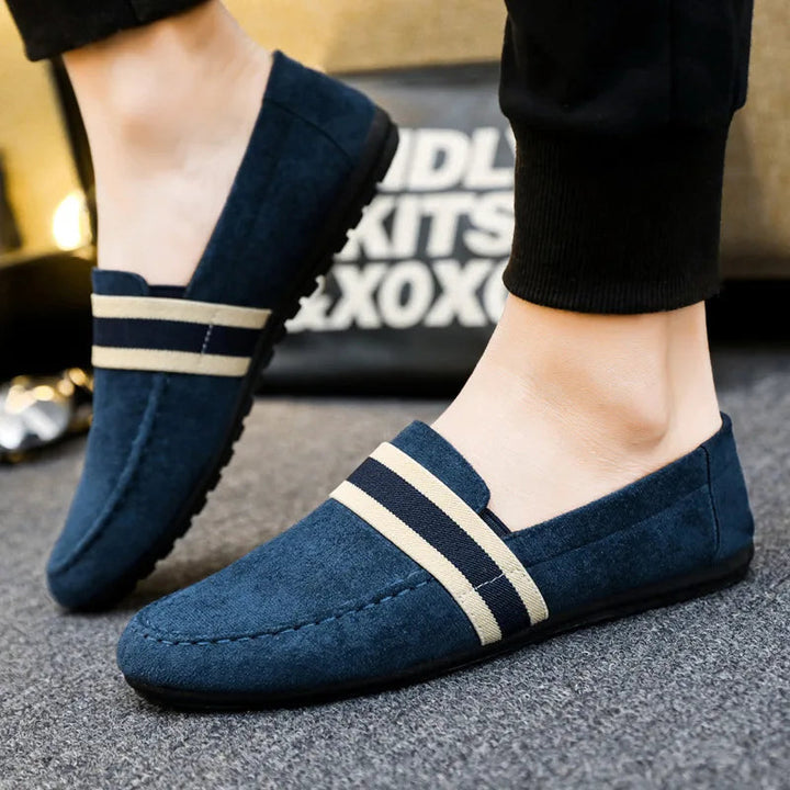 Hanno - Lässige Gestreifte Slipper