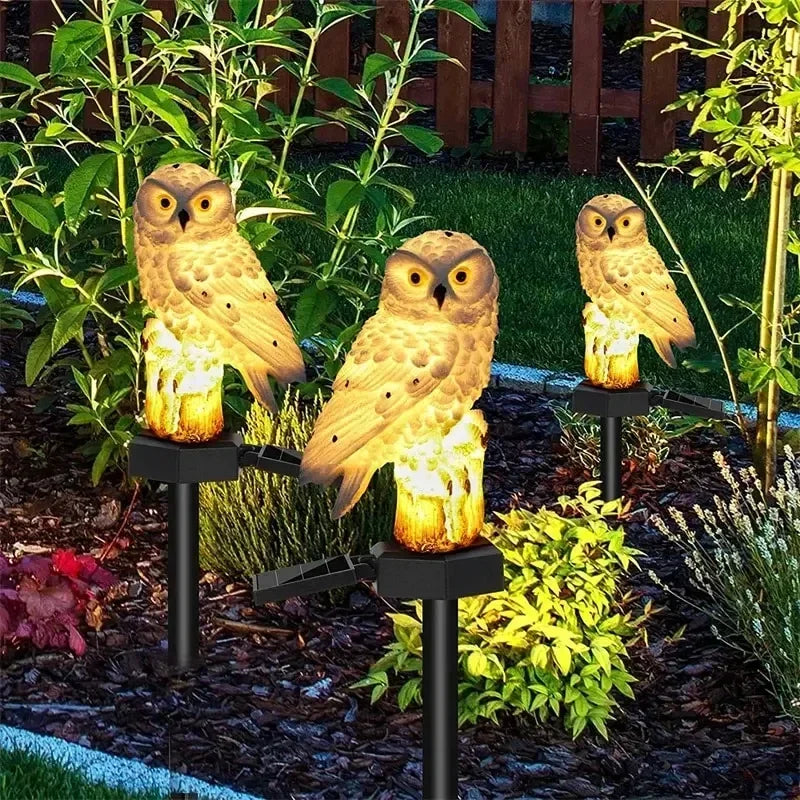SolarOwl – Solarbetriebene Eulen Gartenlampe