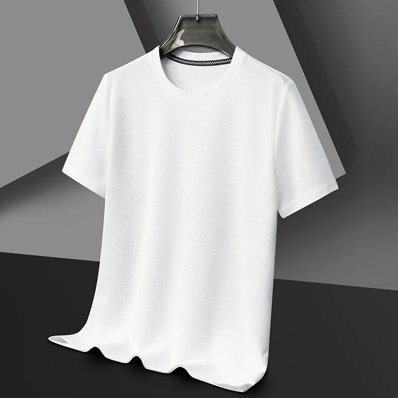 Michalis - Elegantes Kurzarm-T- Hemd