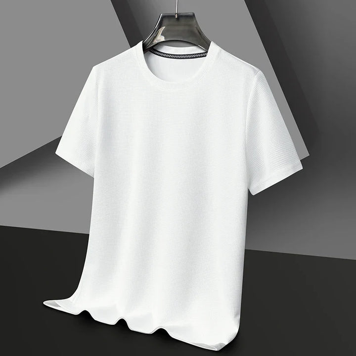 Michalis - Elegantes Kurzarm-T- Hemd
