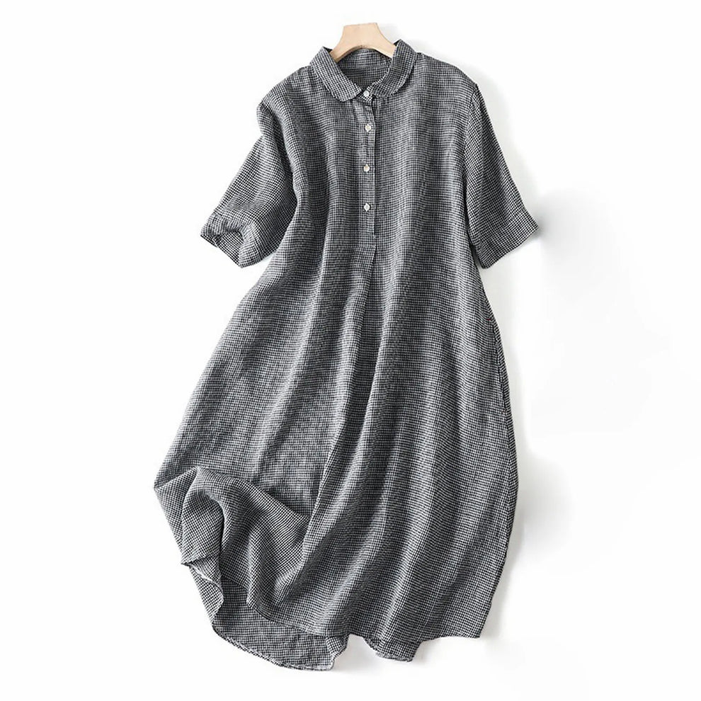 Luretta – Leinen Hemd kleid