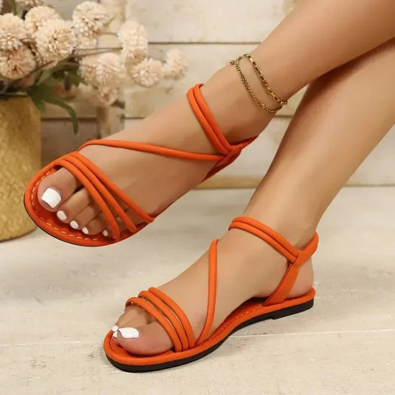 Suyeon - Sandalen Mit Elastischen Riemen
