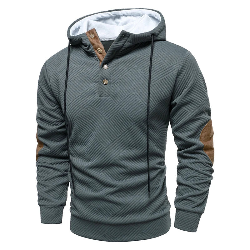 Slobodan – Stilvoller Langarm-Kapuzen Pullover