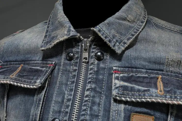 Henry - Retro-Jeans Jacke