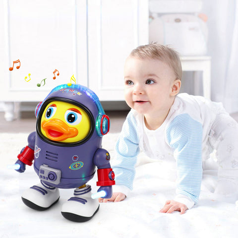 SpaceGroove – Unterhaltsames Astronauten Spielzeug mit LED und Musik