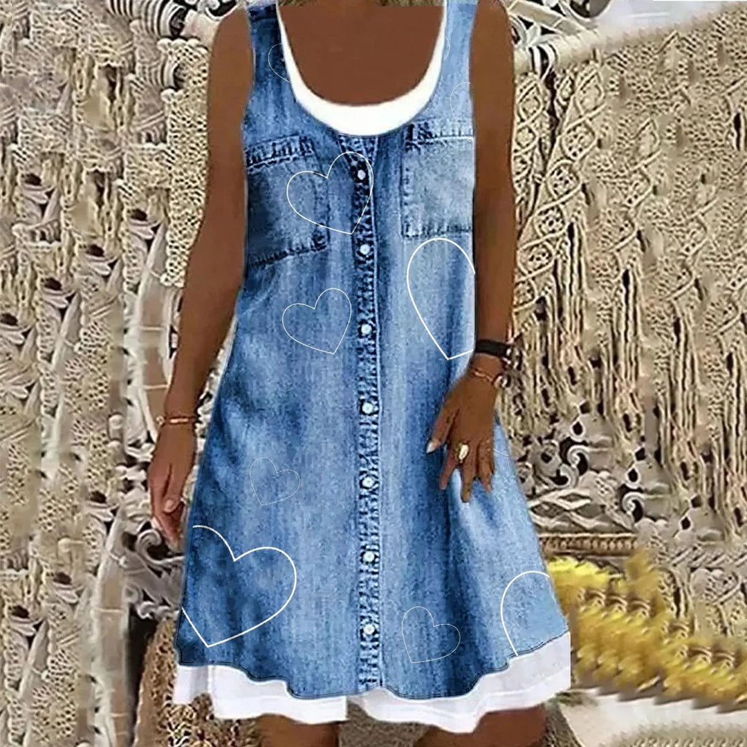 Natasza – Weiches Und Elegantes Jeanskleid