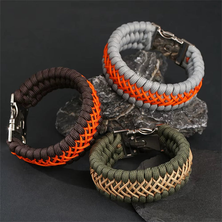 KnotVanta - Armband Mit Geflochtener Kordel Und Schnalle