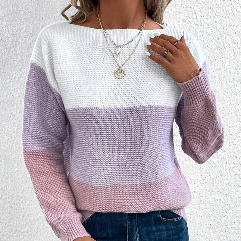 Jenna - Rundhalsausschnitt Pullover