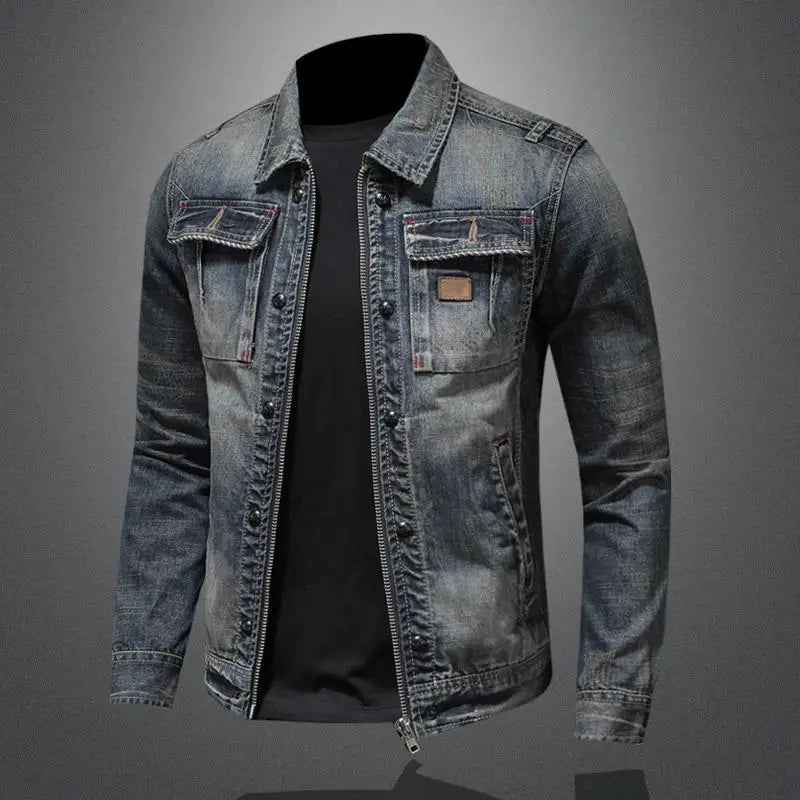 Henry - Retro-Jeans Jacke