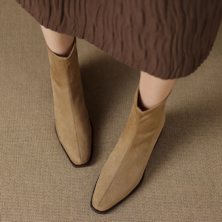 Sheley – Elegante Stiefeletten Aus Wildleder