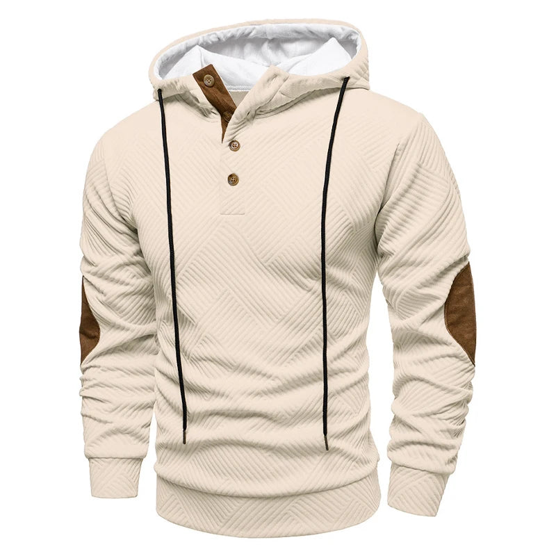 Slobodan – Stilvoller Langarm-Kapuzen Pullover