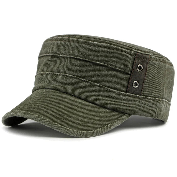 Salih – Jeans-Kappe Mit Schnallenriemen
