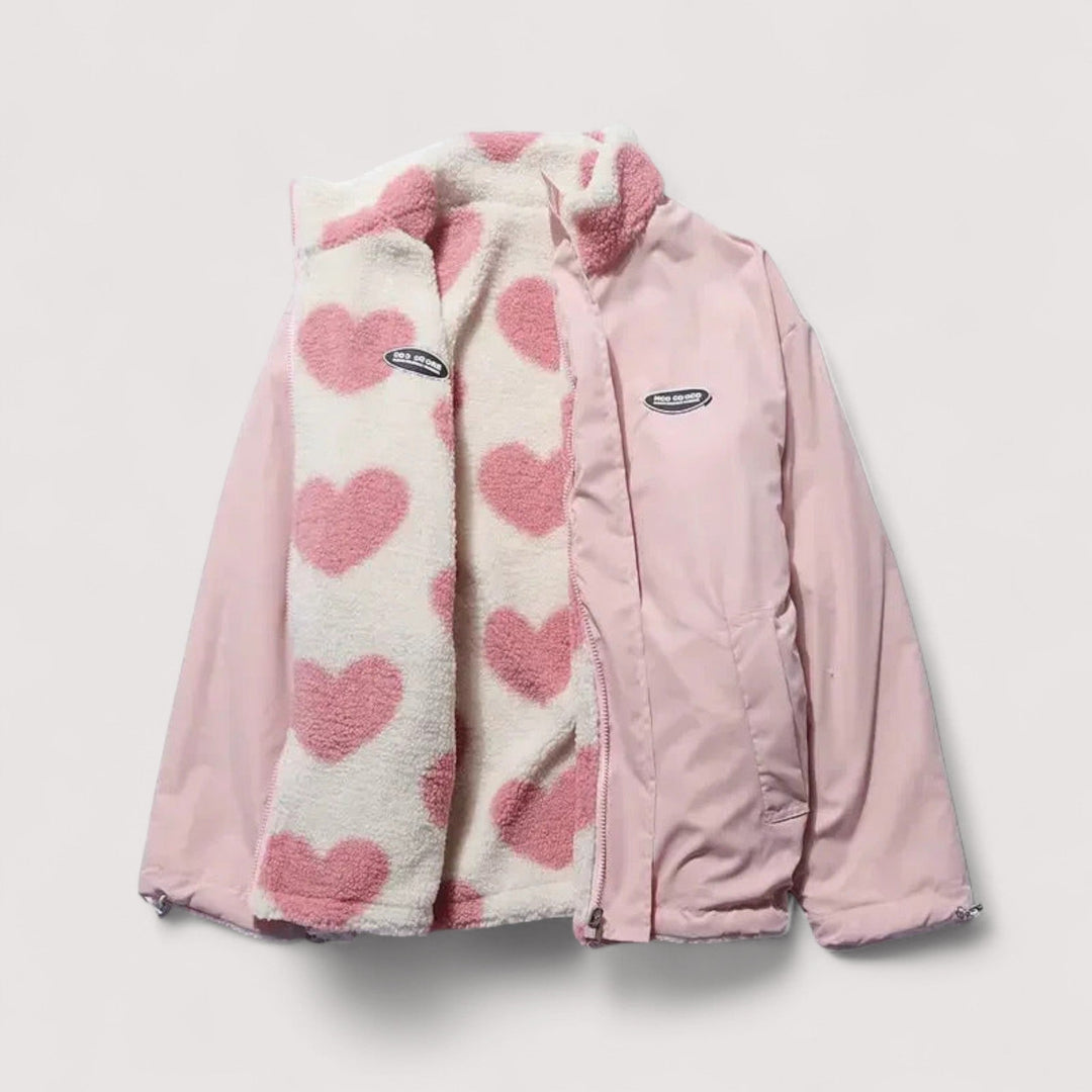 Gerina – Wendejacke Mit Herzmuster