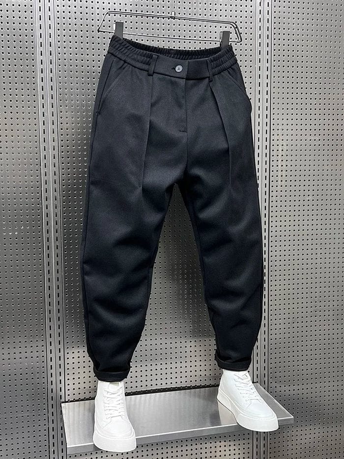 Lizandro – Hoch Taillierte, Plissierte, Konisch Zulaufende Hose