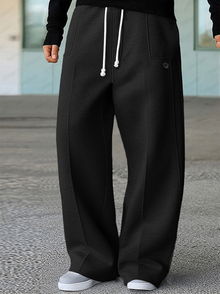 Karelis – Bequeme, Sportliche Hose Mit Weitem Bein