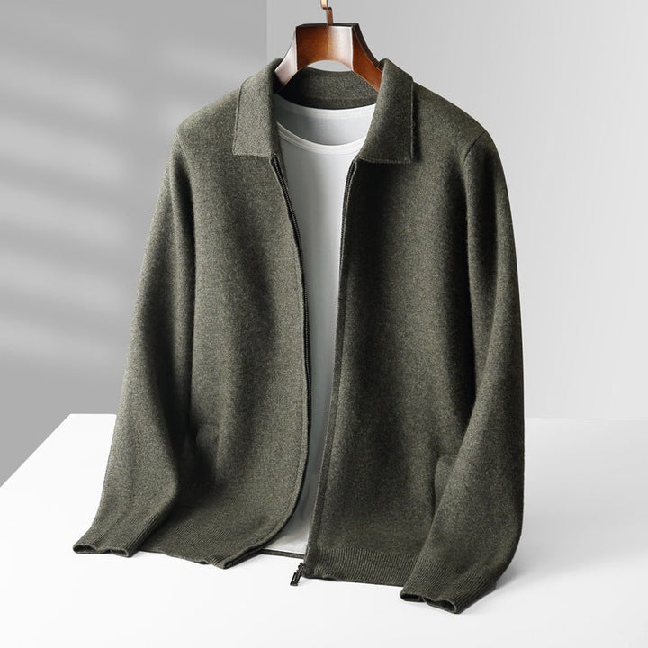 Keelon – Eleganter Woll Pullover Mit Reißverschluss