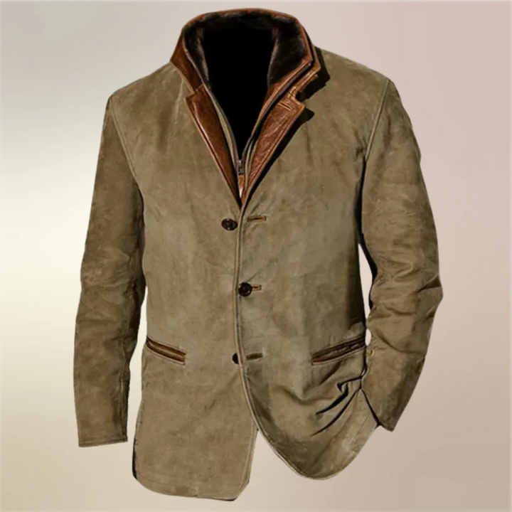 Cesario – Klassische Vintage Leder Jacke