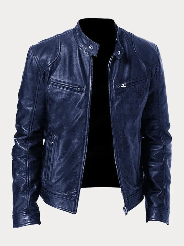 Nikodem – Lässige Leder Jacke