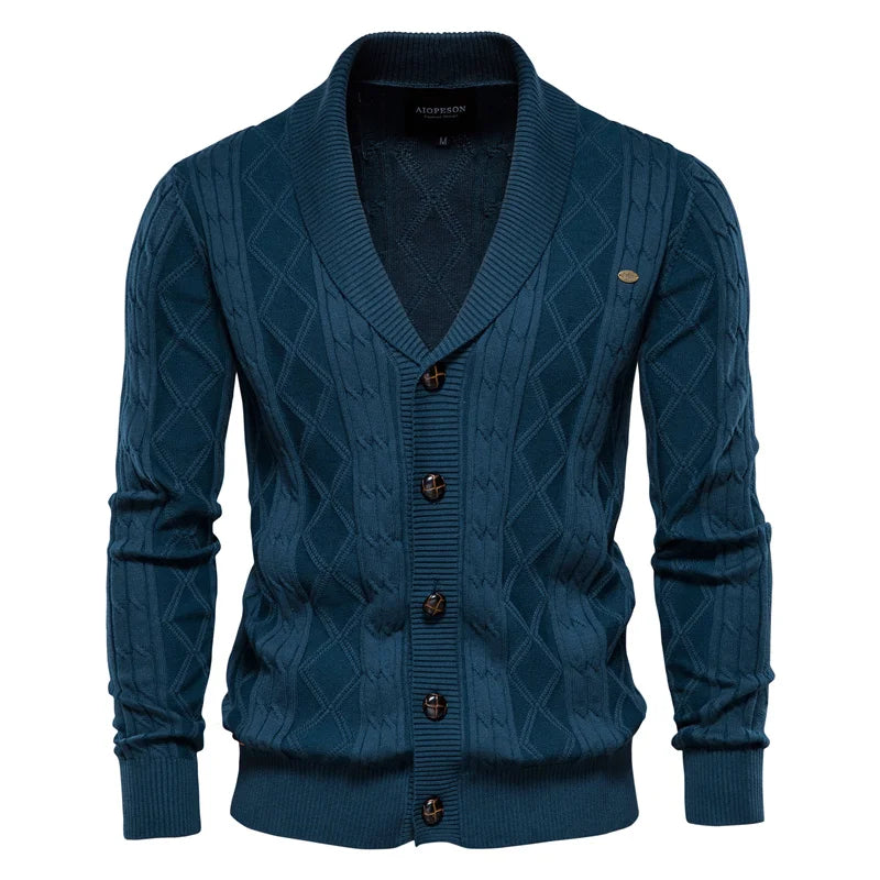 Janusz - Knopfleiste Strick Jacke