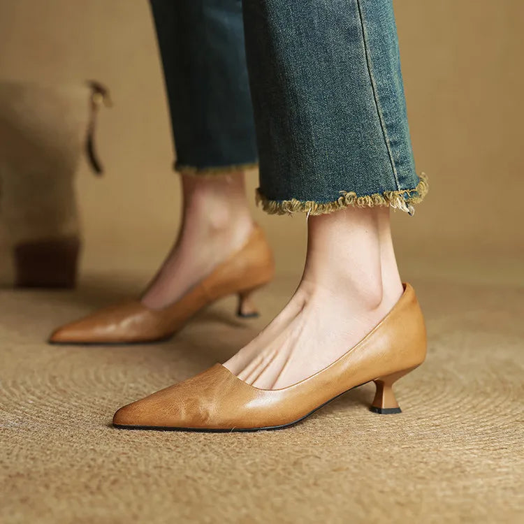 Samra – Pumps Aus Echtem Leder