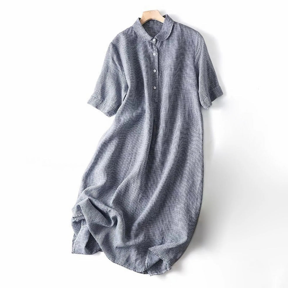 Luretta – Leinen Hemd kleid