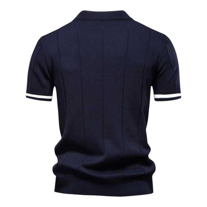 Johncena – Lässiges Polohemd Mit Reißverschluss Im Sportstil