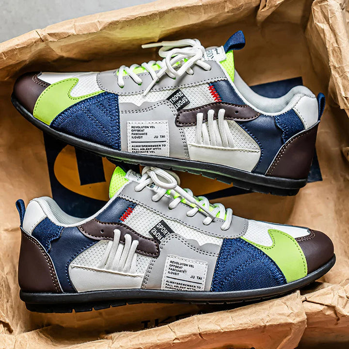 Reinders – Patchwork Turnschuh mit Schnürung