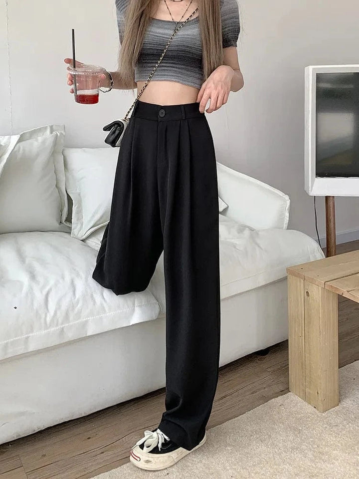 Susanne - Lockere Hose Mit Hoher Taille