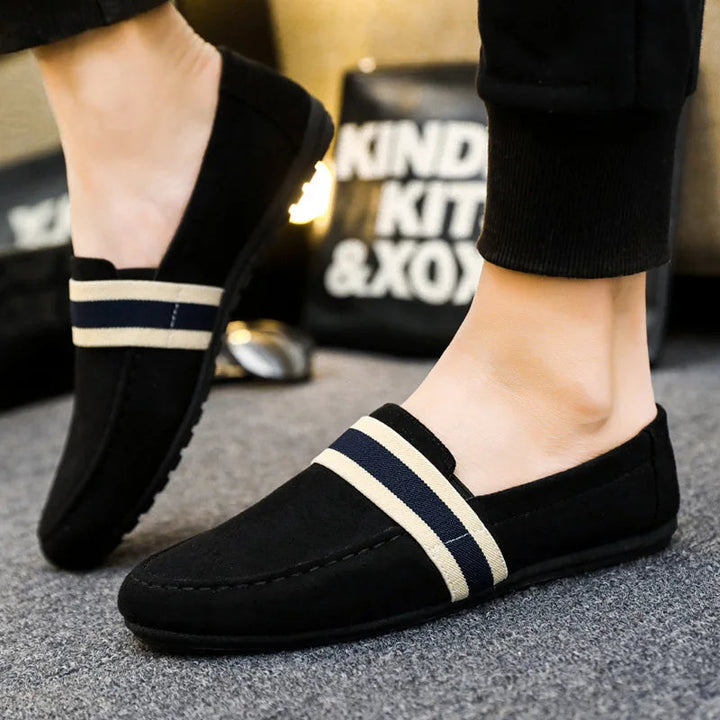 Hanno - Lässige Gestreifte Slipper