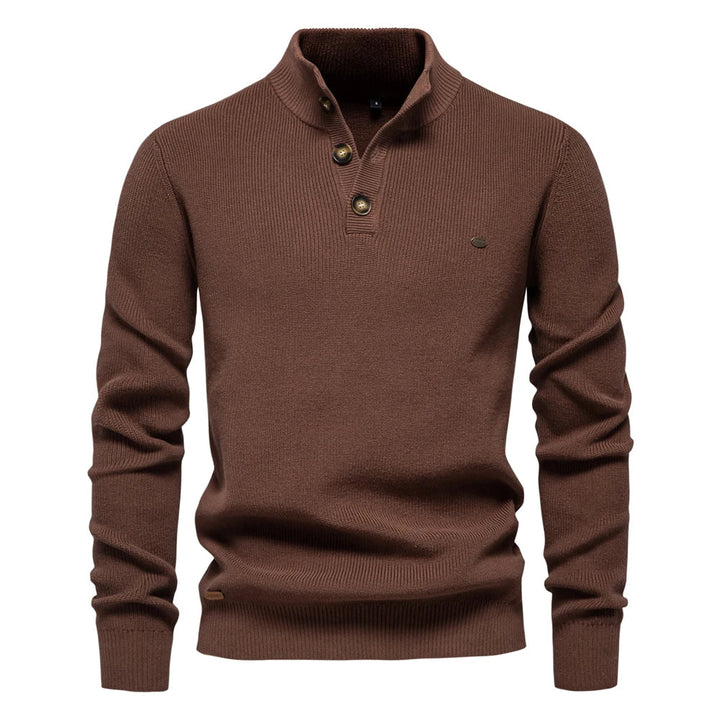 Szczerba - Pullover Mit Knopf Gestaltung