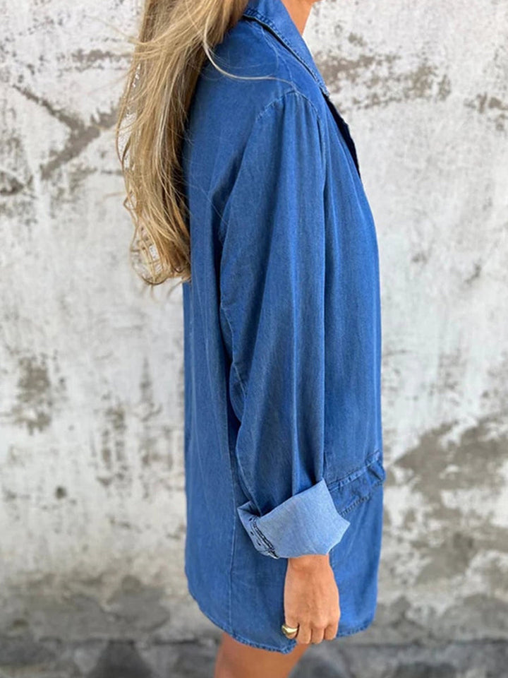 Romilda - Übergroße Denim Jacke