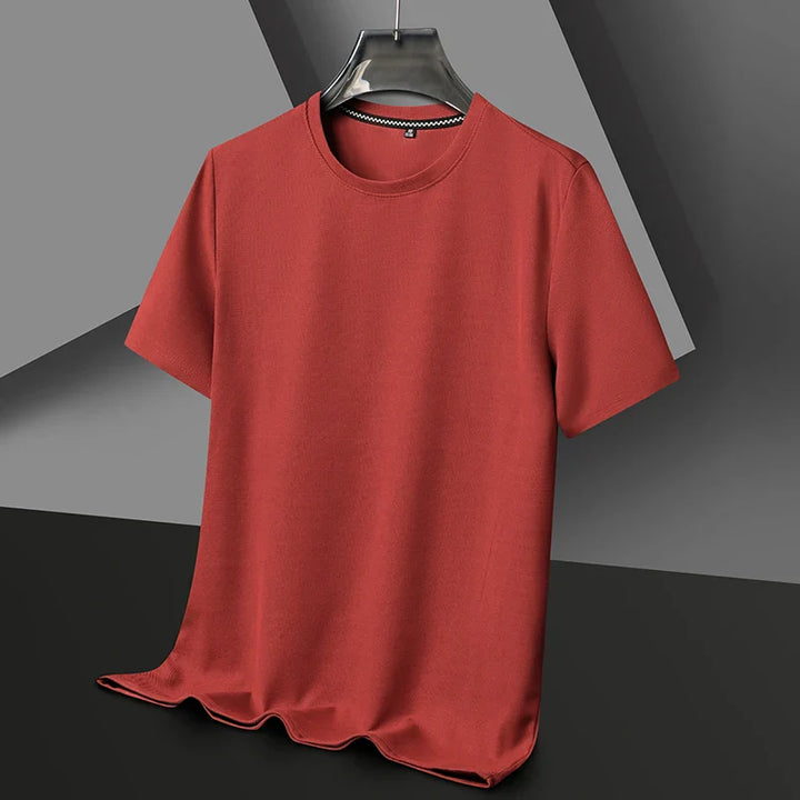 Michalis - Elegantes Kurzarm-T- Hemd