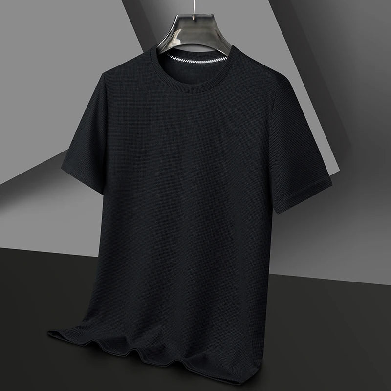 Michalis - Elegantes Kurzarm-T- Hemd