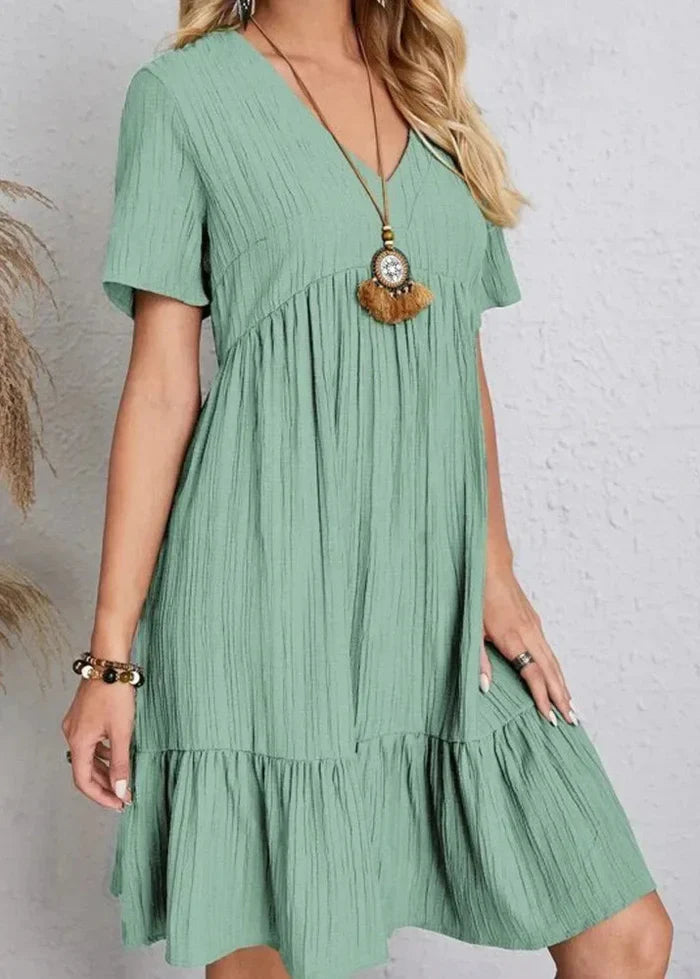 Lorene – Elegantes Bauch Schmeichelhaft Kleid