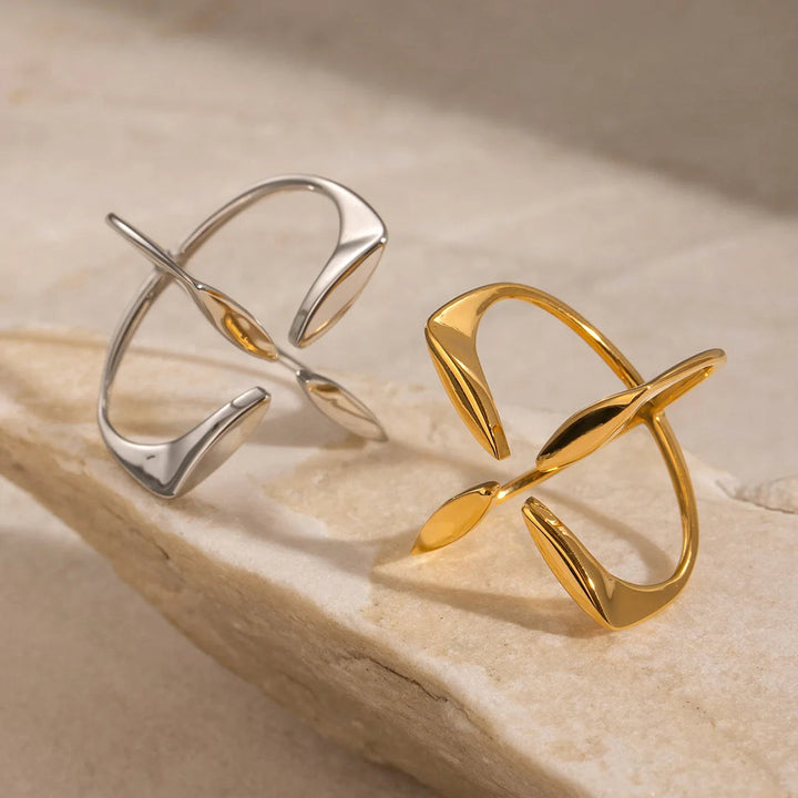Gerti – Vier Punkte Ring aus Sterlingsilber