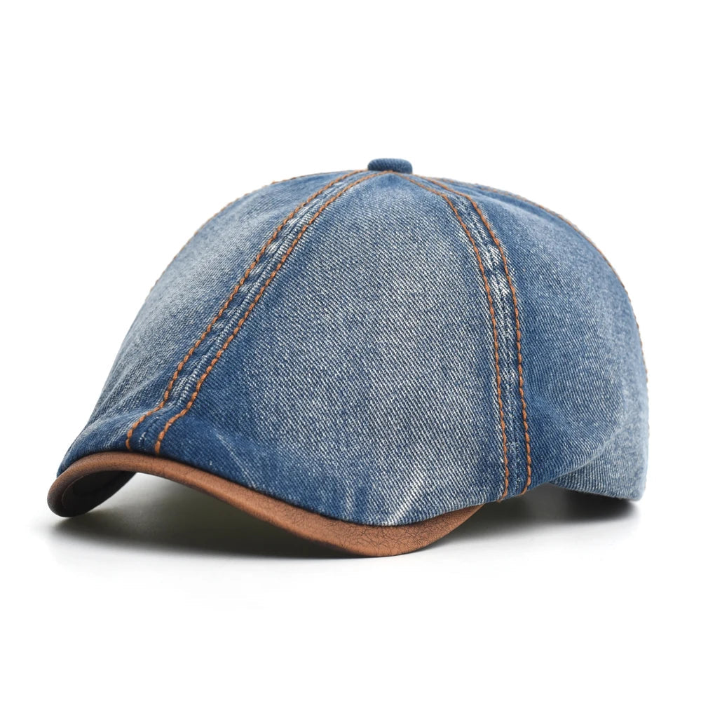 Limmz – Weiche Denim-Baskenmütze