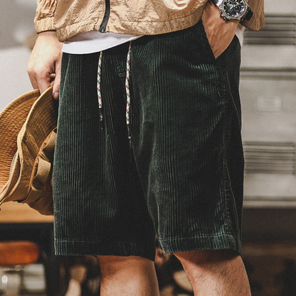Anneliis – Cord Shorts Mit Elastischem Bund