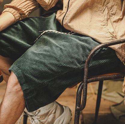 Anneliis – Cord Shorts Mit Elastischem Bund