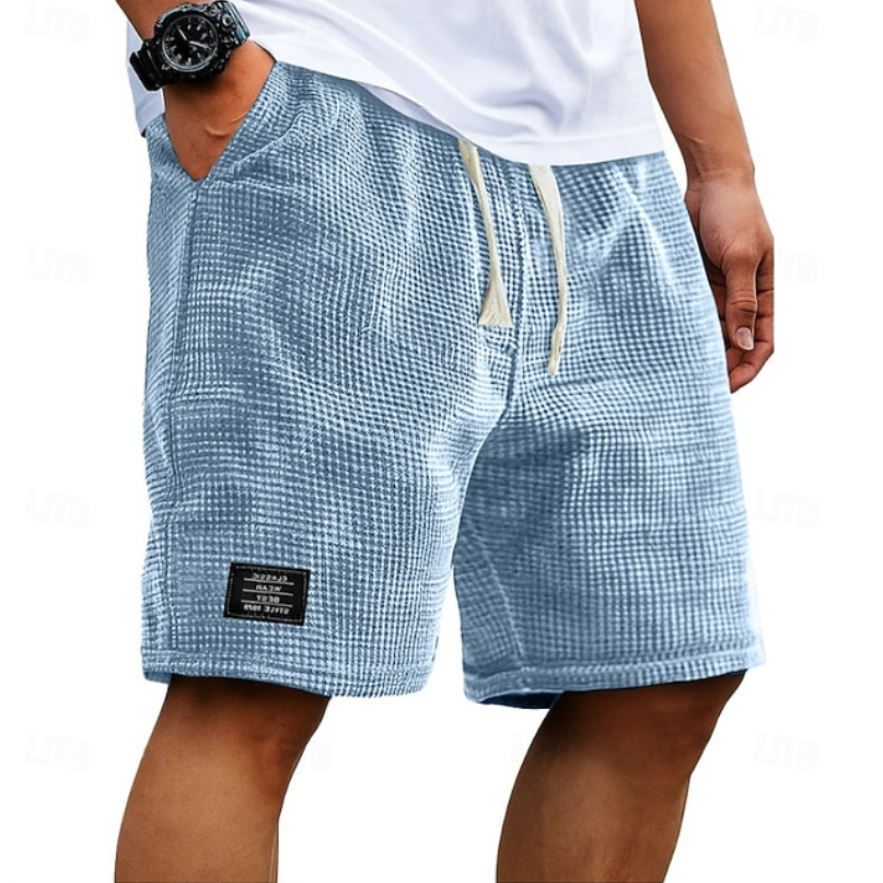 Jerick – Kurzhosen Mit Waffelstruktur