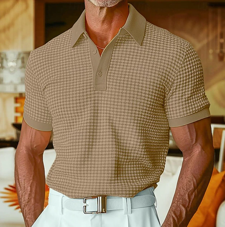 Neyton – Kariertes Polohemd