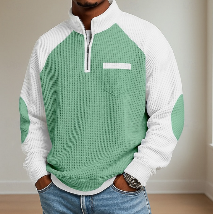 Lewiss - Pullover Mit Reißverschluss Und Hohem Kragen