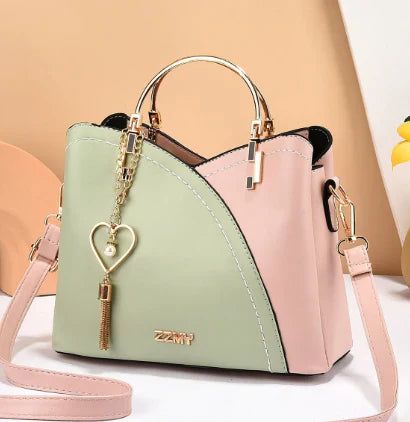 Orianna – Moderne Zweifarbige Handtasche Mit Signatur