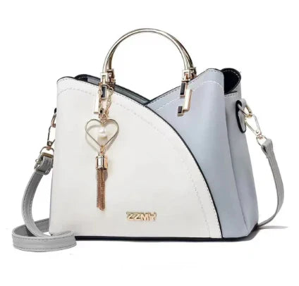 Orianna – Moderne Zweifarbige Handtasche Mit Signatur