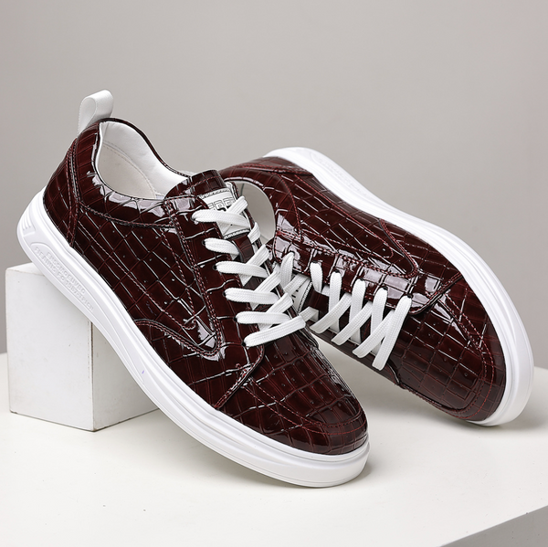 Deion – Leder Schnürschuh Turnschuh