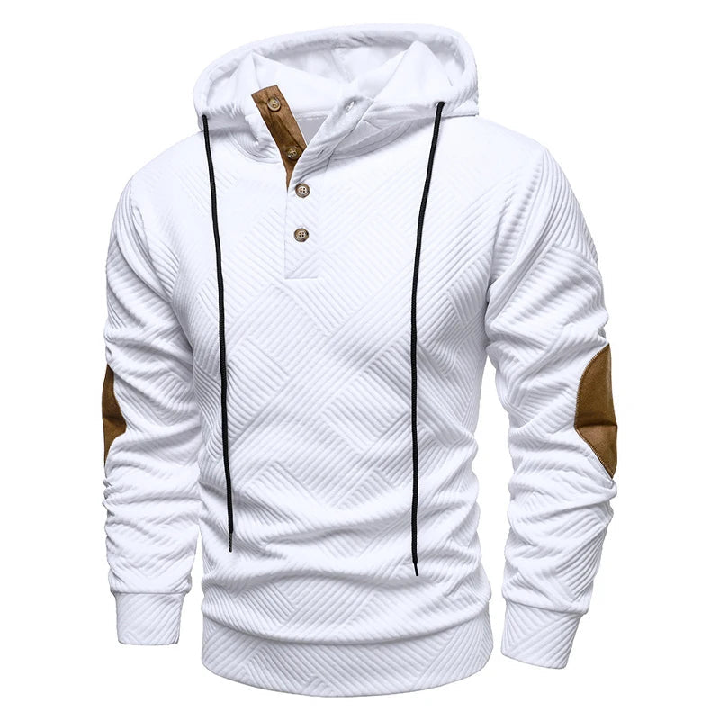 Slobodan – Stilvoller Langarm-Kapuzen Pullover